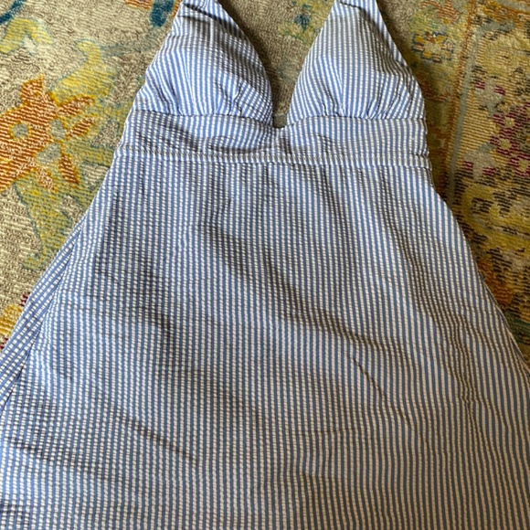 J. Crew Seersucker Swim Dress Size Small - Picture 6 of 7